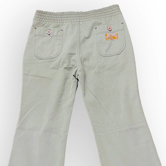 70s Wrangler Wrapid Transit Corduroy Bell Bottom Pants Flare 32 x 30 Grey Blue - Picture 5 of 8